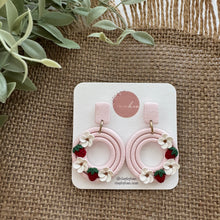 Load image into Gallery viewer, Ringed Floral Dangles
