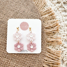 Load image into Gallery viewer, Double Flower Dangles
