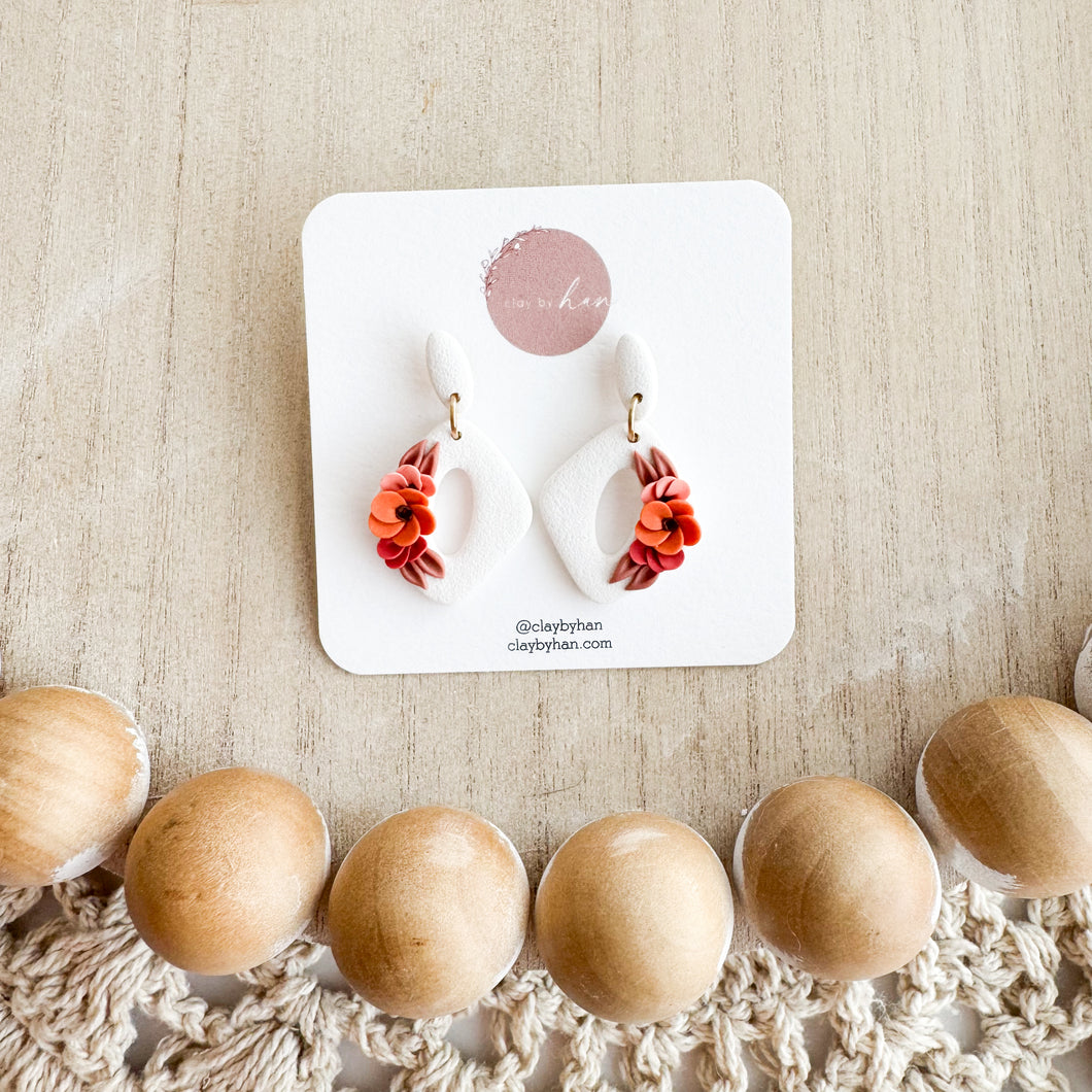 Fall Floraled Diamonds