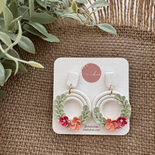 Load image into Gallery viewer, Ringed Floral Dangles
